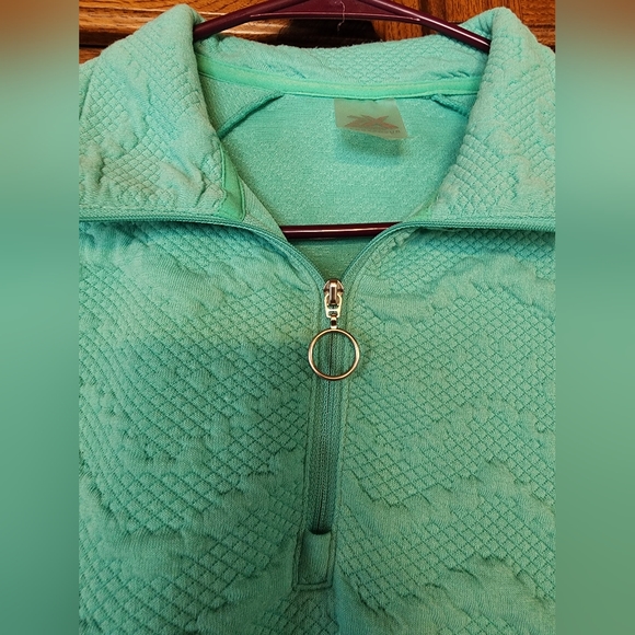 ZeroXposur Seafoam Green 1/4" Zipper Pullover Size Small - Picture 2 of 11